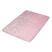 Lichtroze drijvende glitter Bath Mat (Gekanteld)