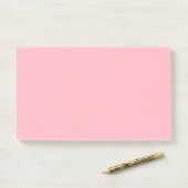Lichtroze Eenvoudig 10" x 6" Post-it® Notes (Op bureau)