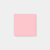 Lichtroze Eenvoudig 3" x 3" Post-it® Notes (Voorkant)