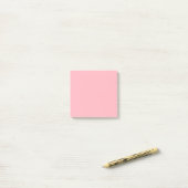 Lichtroze Eenvoudig 3" x 3" Post-it® Notes (Op bureau)