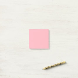 Lichtroze Eenvoudig 3" x 3" Post-it® Notes