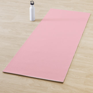 Lichtroze Effen Kleur Meisjesachtige Pastel Yogamat