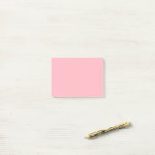 Lichtroze Effen Kleur Post-it® Notes (Op bureau)