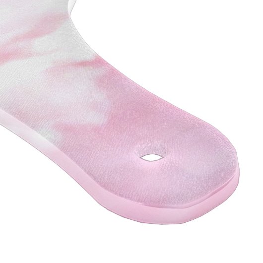 Lichtroze elegante wolken decor snijplank (Hoek)