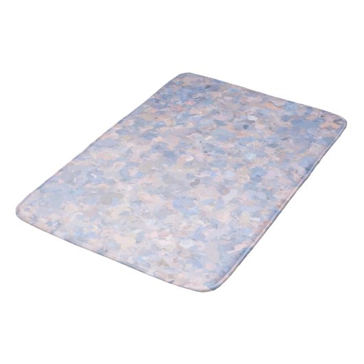 Lichtroze en blauw badmat (Gekanteld)
