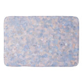 Lichtroze en blauw badmat (Voorkant)