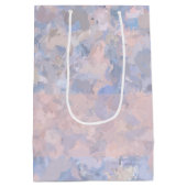 Lichtroze en blauw medium cadeauzakje (Achterkant)
