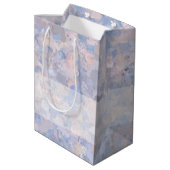 Lichtroze en blauw medium cadeauzakje (Achterkant Gekanteld)