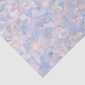 Lichtroze en blauw popcornpapier tissuepapier (Detail)