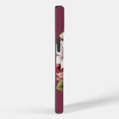 Lichtroze en Cream Florals iPhone Case (Achterkant / Rechts)