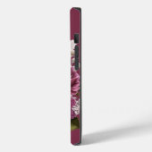 Lichtroze en Cream Florals iPhone Case (Achterkant / Links)