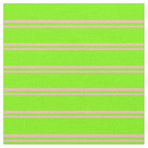 Lichtroze en groene strepen patroon stof