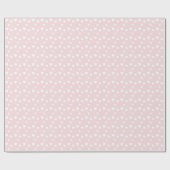 Lichtroze en harten, verjaardag, douche, feest cadeaupapier (Vlak)