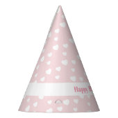 Lichtroze en harten, verjaardag, douche, feest feesthoedjes (Links)