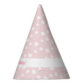 Lichtroze en Hartjes, verjaardag, feest, party Feesthoedjes (Rechts)