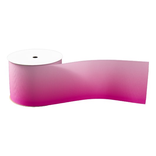 Lichtroze en heetroze ombre grosgrain lint (Spoel)