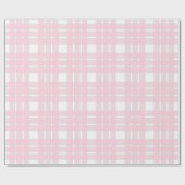 Lichtroze en witte spelden |Groot patroon| Cadeaupapier (Vlak)