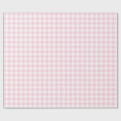 Lichtroze en witvinkegelpapier cadeaupapier (Vlak)