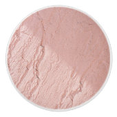 Lichtroze faux-effect AfgedruktKeramische knop (Voorkant)