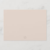 Lichtroze Flower Lily Eenvoudig Modern Briefpapier Bedankkaart (Achterkant)