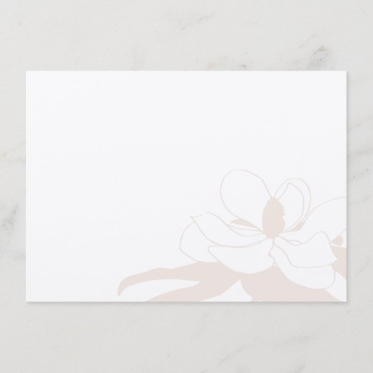 Lichtroze Flower Lily Eenvoudig Modern Briefpapier Bedankkaart (Voorkant)