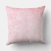 Lichtroze fluwelen textuur afdrukken kussen (Achterkant)