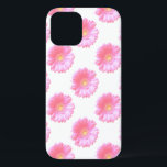Lichtroze gerbera daisy iPhone 12 hoesje<br><div class="desc">Lichtroze gerbera daisy</div>