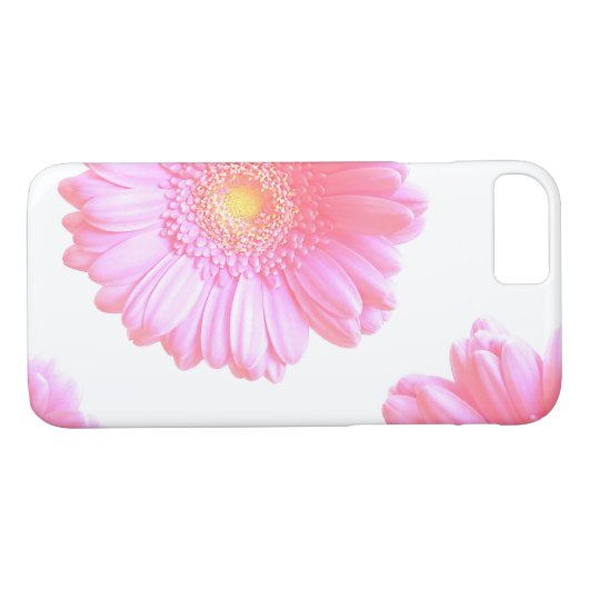 Lichtroze gerbera daisy Case-Mate iPhone case (Achterkant (Horizontaal))