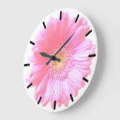 Lichtroze gerbera daisy grote klok (Hoek)