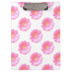 Lichtroze gerbera daisy klembord