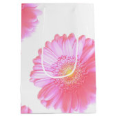Lichtroze gerbera daisy medium cadeauzakje (Achterkant)