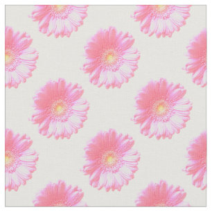 Lichtroze gerbera daisy stof
