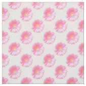 Lichtroze gerbera daisy stof (Swatch)