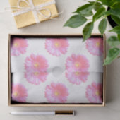 Lichtroze gerbera daisy tissuepapier (Geschenk)