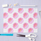 Lichtroze gerbera daisy tissuepapier (Craft)