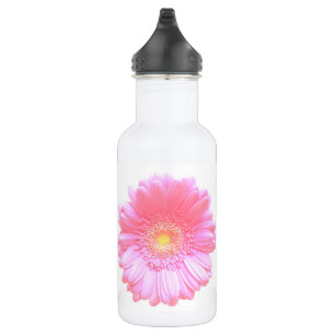 Lichtroze gerbera daisy waterfles 