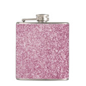 lichtroze glans gister heupfles (Voorkant)