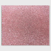 Lichtroze glitter cadeaupapier (Vlak)