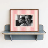 Lichtroze Hart Fotoposter - Persoonlijk Geschenk Poster