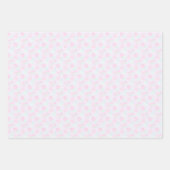 Lichtroze kerstboomcadeaus inpakpapier vel (Voorkant 3)