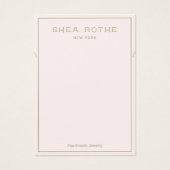 Lichtroze Ketting Display Kaart (Voorkant)