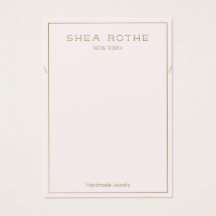 Lichtroze Ketting Display Kaart