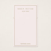 Lichtroze Ketting Display Kaart (Voorkant)