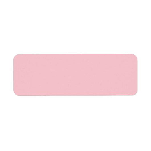 Lichtroze kleur etiket (Voorkant)