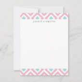 Lichtroze kleurig inktpatroon (Voorkant)