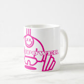 lichtroze koffiemok (Voorkant rechts)