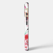 Lichtroze koraal waterverf trendy bloemenpatroon Case-Mate iPhone case (Achterkant / Links)