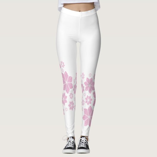 Lichtroze Leggings (Voorkant)