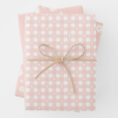 Lichtroze lentepatroon & stevig inpakpapier (In situ)