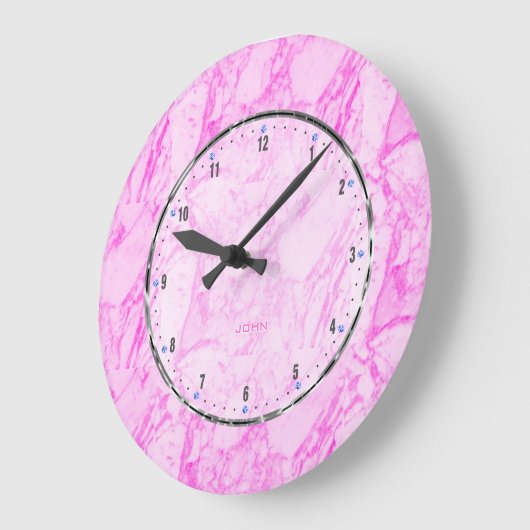 Lichtroze, lichtroze toon grote klok (Hoek)